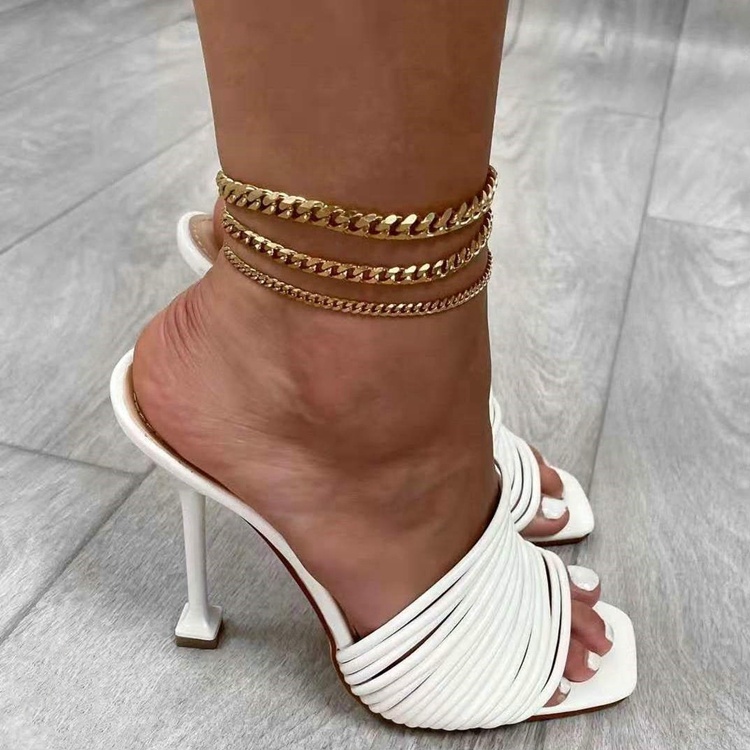 ELENYS Classic Chain 3 mm – náramek na noze